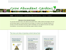 Tablet Screenshot of growabundant.com